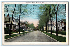 1928 Stephenson Street Marinette Wisconsin WI Vintage Posted Postcard picture
