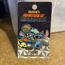 Disney EPCOT STITCH Adventure of Discovery Living Seas 2005 Pin LE 1500 On Card picture