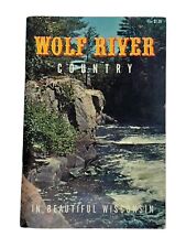 WOLF RIVER COUNTRY Wisconsin WI 1965 Vacation Guide Booklet /Map Tourism Vintage picture