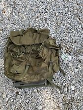 Vintage US Army Field Pack Combat Nylon Green Backpack with Frame picture