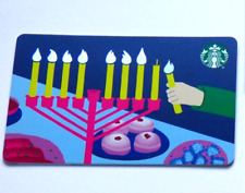 2023 STARBUCKS Hanukkah - Holiday Gift Card - Menorah - Collectible - No Value picture