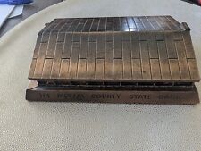 Souvenir Building Metal Coin Bank - Moffat County State Bank - Craig, Colorado  picture