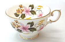 CROWN STAFFORDSHIRE Vintage Tea Cup Pink Floral Gold Lily B903 Fine Bone China picture