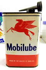 Vintage MOBIL Oil Mobilube CX90 Outboard Gear Oil SAE 90 2 lb. Metal Can Pegasus picture