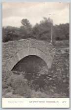 Antique Postcard~ Old Stone Bridge~ Fernridge, Pennsylvania~ PA picture