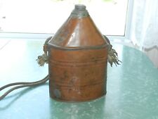 Antique Copper Miners Water Canteen Flask Mining picture