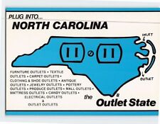 Postcard Plug Into... North Carolina the Outlet State North Carolina USA picture