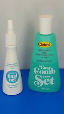 Clairol Easy Comb Easy Set Setting Lotion And Cream Rinse 8 oz & Final Net 4 oz picture