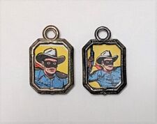 The Lone Ranger 1959 USA Set of 2 Original Gumball Charm Premiums picture