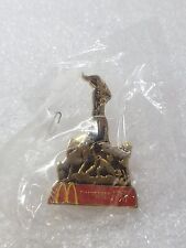 McDonald's Employee Lapel Pin Guangzhou China NEW In PKG Clutch Back Gold Toned picture