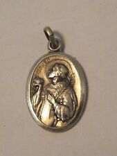 Vtg St Stephen Patron of Deacons Martyr pray for us rosary medal pendant Italy picture