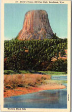 Postcard MOUNTAIN SCENE Sundance Wyoming WY AL4856 picture