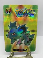 Nidorina 1340 Vintage Pokémon Holo Prism Sticker Card picture