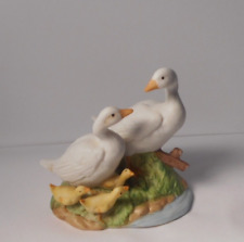 1980's Vintage HOMCO Porcelain Duck Family, Mama, Papa and Babies   Retired picture