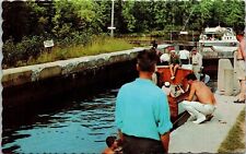 Sango Locks Naples Maine ME Old Time Cumberland Oxford Canal Route Postcard UNP picture