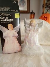 Vintage Noma Expressions Soft-Glo Angel Tree Top with 10 Mini Lites New in Box picture