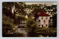 Albion, MI-Michigan, The Old Mill Race, c1913 Antique, Vintage Postcard picture