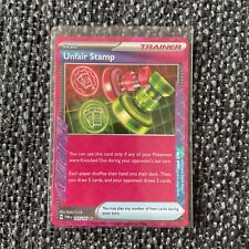 Unfair Stamp - 165/167 - Ace Spec - SV06: Twilight Masquerade - Pokemon TCG picture