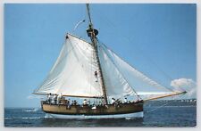 The Historic Sloop Welcome~Sailing Vessel Replica~Ft Michilimackinac~MI~c1981~PC picture