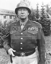 GENERAL GEORGE S. PATTON IN 1945 U.S. ARMY - 8X10 PHOTO (BB-192) picture