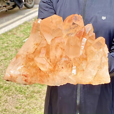 11.13LB arge Natural yellow Crystal Himalayan quartz cluster /mineralsls picture