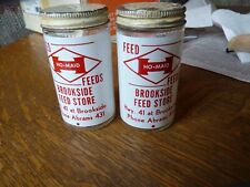 Vtg Brookside  Feed Store Abrams , Wi Salt Pepper Shakers Brookside  HO MAID  picture