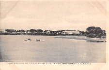 c.1908 Fort Brown from Ferry Brownsville TX post card picture