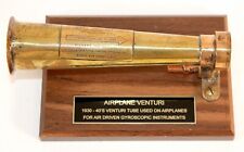 Rare Bendix Aviation Pioneer Instrument Brass Venturi Pitot Tube Type 74B-900 picture