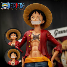 28cm Anime One Piece Luffy Figurine - Face Changing Action Rare Collectible picture