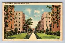 Chicago IL-Illinois, Marshall Field Apartments, Vintage c1940 Postcard picture