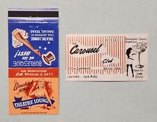 RARE Theatre Strip Club Matchbook & Jack Ruby Card ~JFK/Kennedy Assassination~ picture