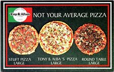 Postcard Tony Albas Pizza Advertising Coupon Capitola Scotts Valley CA D83 picture
