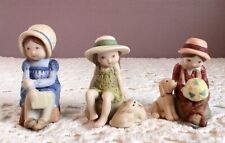 HOLLY HOBBIE (3) Vintage Figurines Miniature Classic Collection Series III 1978 picture