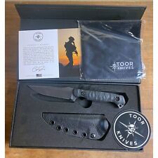 Toor Knives Krypteia - Carbon Black Handle - Black Oxide Blade picture