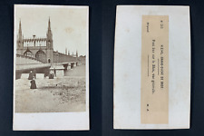 Germany, Kehl, A Bridge over the Rhine Vintage cdv albumen print, CDV, Al Print picture