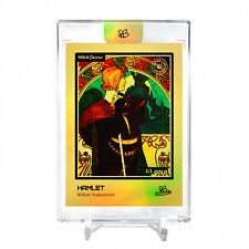 HAMLET William Shakespeare Card 2023 GleeBeeCo #HMWL-G Encased Holo GOLD 1/1 picture