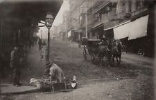 Very Early San Francisco Photo Dupont Street (Grant) Cobblestone, Chinatown 1880 picture