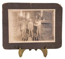 Miners Barnspall Mining Company Workwear Occupational Antique Photo Photograph picture