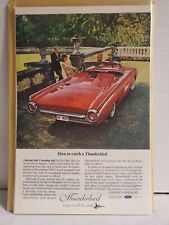Advertisement 1963 Ford Thunderbird Convertible  picture