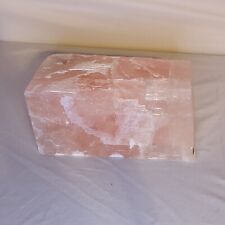 Pink Calcite Tower Crystal Huge 20 Lbs 11.2 Oz. Tumbling Jewelry Healing Chakra  picture