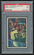 1951 Bowman Jets, Rockets, Spacemen #7 Free of Gravity PSA 7 Near Mint Card picture