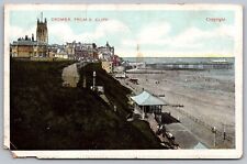 Cromer From E Cliff WB Postcard UNP WOB Germany VTG Vintage picture