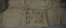 Army bandoleer-  Cal 30 ball M2, 8 Rd Clips w paper inserts  Apr 1967 (Loc = B2) picture