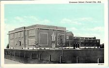 FORREST CITY, AR Arkansas   GRAMMAR  SCHOOL    c1940s    Postcard picture