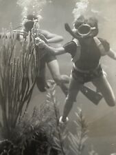 Snapshot Black & White 8 X 10 1950. ‘s Scuba Diving picture