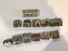 Wade England Village Whimsey on Why Porcelain Houses Buildings Lot of 12 picture