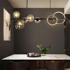 Modern European Glass Bubble With 2 Rings Light Dining Room Kitchen Ceiling Lamp picture