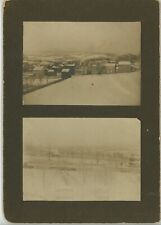 Vtg 1902 Franklin Street View in Yorkville-Pottsville, Pa Double Photo Card picture
