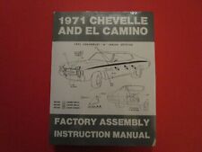 1971 Chevrolet Chevelle / El Camino Assembly Manual picture