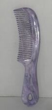 Vintage Goody Unbreakable Plastic 6.5 Comb Purple Swirl picture